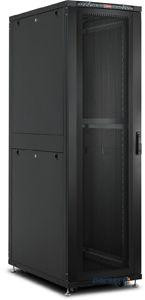 Шафа Basic 32U 600x1000мм, дв.і скло, зад. стін. метал, 600кг, сіра (LN-DB32U6010-LG-111-F)