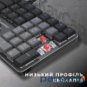 Клавіатура GamePro MK145R Red Swich Low Profile USB Dark Gray