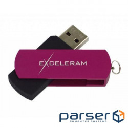 USB флеш накопичувач eXceleram 16GB P2 Series Purple / Black USB 3.1 Gen 1 (EXP2U3PUB16)