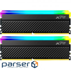 Memory module ADATA XPG Spectrix D45G RGB Black DDR4 3600MHz 64GB Kit 2x32 (AX4U360032G18I-DCBKD45G)