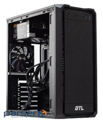 Корпус GTL 3804N1-U3C Black, БЖ 500W, Midi Tower, ATX / MicroATX / Mini ITX, 2xU (GTL3804N1-U3C-500)