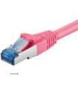 Патч-корд екранований RJ45 SFTP6a 1.5m, patch AWG27 D=6.0mm LSOH Gold Cu, малиновий (75.09.5604-10)