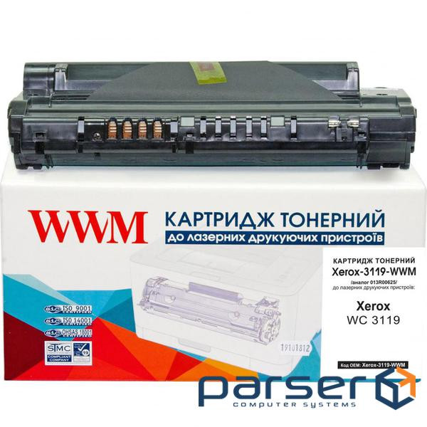 Тонер-картридж WWM Xerox WC 3119, 013R00625 Black (Xerox-3119-WWM)