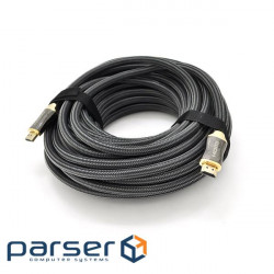 Кабель VEGGIEG HA-20 HDMI-HDMI 4K UHD, 20.0m, v2,0 (YT-HDMI(M)/(M)HA-20)