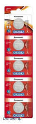 Батарейка Panasonic літієва CR2032 блістер, 5 шт. (CR-2032/5BE)