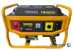 Бензиновий генератор Yinwen YW3600 максимальна потужність 3 кВт 