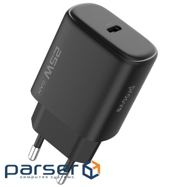 СЗУ Proove Silicone Power 2 25W (Type-C) black (WCSP25010001)