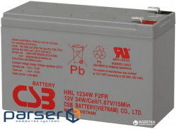 Акумуляторна батарея CSB 12V 9Ah HRL1234WF2FR (10060082)