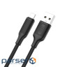 Кабель XO USB - USB Type-C (M/M), 3А, 60W, 1 м, Black (NB265-AC.black)