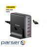 Зарядний пристрій Essager 3xUSB-C + 3xUSB-A 85W GaN black (EZC85W-SXB0G-Z)