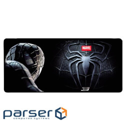 Коврик 300*800 тканинний Spider Man 11 з боковою прошивкою, товщина 3 мм, Black, Пакет (MA211)