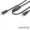 Кабель мультимедійний HDMI to HDMI 30.0m Digitus (AK-330105-300-S)