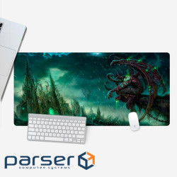 Коврик 300*800 тканинний ''Fantasy Art. Demon hunter and castle '' з боко (YT-MH382)