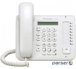 Системний телефон Panasonic KX-DT521RU White (цифровой) для АТС Panasonic