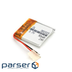 Літій-полімерний акумулятор 3*23*23mm (Li-ion 3.7В 90мА&middot,год) (302323) ) (302323)