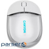 CANYON mouse OnClick 24 BT/ Wireless Transparent/White (CNS-CMSW24W)