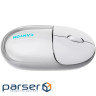 CANYON mouse OnClick 24 BT/ Wireless Transparent/White (CNS-CMSW24W)