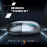 CANYON mouse OnClick 24 BT/ Wireless Transparent/White (CNS-CMSW24W)