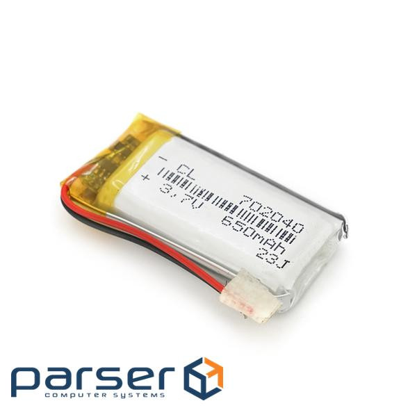 Літій-полімерний акумулятор 7*20*40mm (Li-ion 3.7В 500мА&middot,год) (702040) ) (702040)