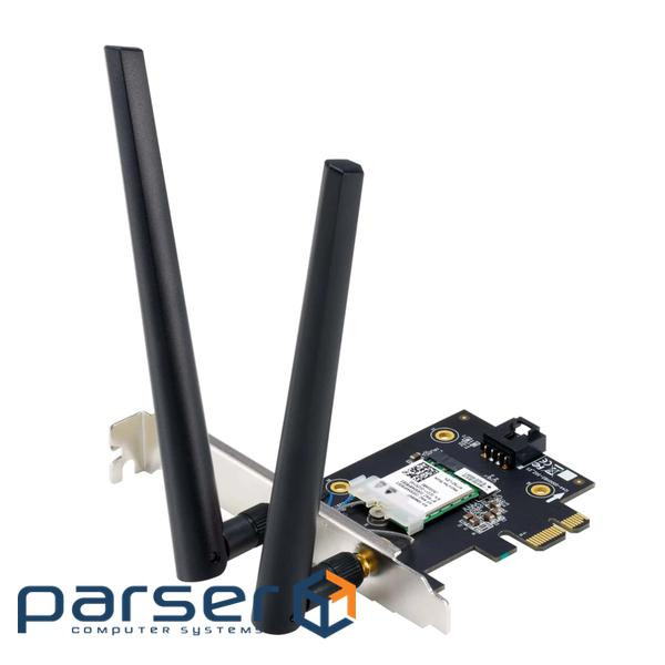 Бездротовий адаптер Asus PCE-BE6500 (90IG09G0-MO0B00) (WiFi7, BE6500, Tri-band, Bluetooth 5.4, WPA3