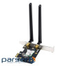 Бездротовий адаптер Asus PCE-BE6500 (90IG09G0-MO0B00) (WiFi7, BE6500, Tri-band, Bluetooth 5.4, WPA3