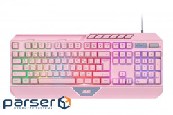 Клавіатура 2E Gaming KG315 RGB USB Pink Ukr (2E-KG315UPK)