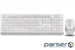 Kit keyboard + mouse A4TECH Fstyler FG1010 White (FG1010 (White))