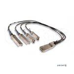 40-гігабітний мідний кабель FoxGate QSFP+/4SFP+ DAC-Xcu (QSFP+/4SFP+ DAC-1Cu)