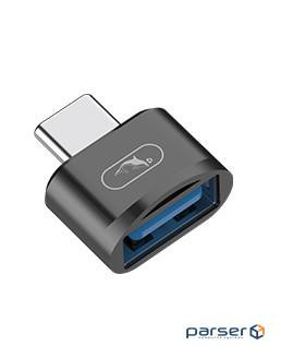 Перехідник SkyDolphin OT05 Mini USB Type-C - USB (M/F) Black (SDADPT-00029)