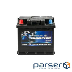 Акумулятор автомобільний Champion Black 50 Ah/12V (CHB50-1)