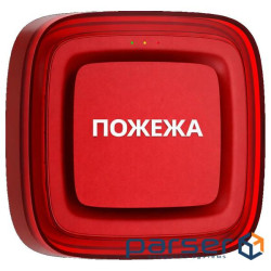 Извещатель Ajax EN54 FireProtect (Sounder/VAD) red пожарный светозвуковой "ПОЖЕЖА"