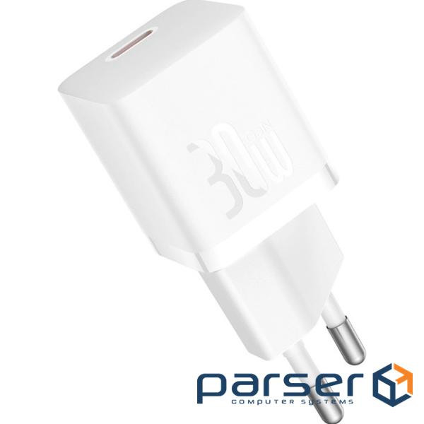 Charger BASEUS GaN5 Fast Charger 1C 30W White (CCGN070502)