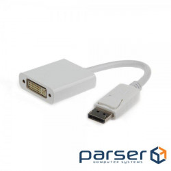 Перехідник DisplayPort to DVI Cablexpert (A-DPM-DVIF-002-W)