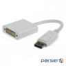 Перехідник DisplayPort to DVI Cablexpert (A-DPM-DVIF-002-W)