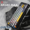 Дротова магнітна клавіатура Ajazz AK680 MAX Magnetic switches Black Gray Yellow (AK680-M-BGY-AW)