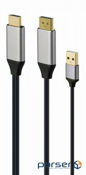 Перехідник Cablexpert HDMI to DisplayPort 4K 60Hz 2m (A-HDMIM-DPM-01)