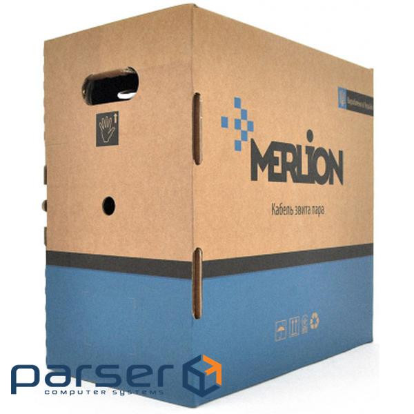 Кабель мережевий Merlion FTP 305м КВПЕ 4*2*0,54, cat.6 [С CA] (07023)