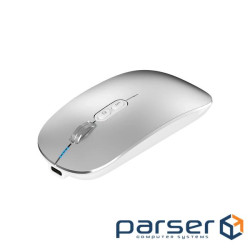 Мишка BAVIN G-K-991 RGB Wireless/Bluetooth Silver (G-K-991-SV)