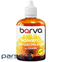 Чорнило Barva Canon PFI-1000/PFI-1700 100ml Y, pigment (C1700-977)