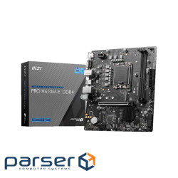 Материнська плата MSI PRO H610M-E DDR4 (911-7D48-012) (PRO H610M-E D4)