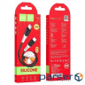 Кабель HOCO X82 Type-C to Type-C 60W, 1m, silicone, silicone connectors, Black (6931474768599)