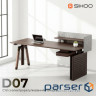 Компютерний стіл з електрорегулюванням висоти Sihoo D07 1.8m Walnut/Bla (D07A-101/D07J-101-AB/D07-P)