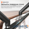 Компютерний стіл з електрорегулюванням висоти Sihoo D07 1.8m Walnut/Bla (D07A-101/D07J-101-AB/D07-P)