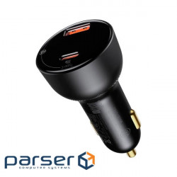 Зарядний пристрій Baseus Superme Digital Display PPS USB-A/Type-C Black (CCZX-01)