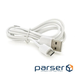 Кабель iKAKU XUANFENG charging data cable for micro, White, довжина 1м, 2,1А , BOX (XUANFENG-M)