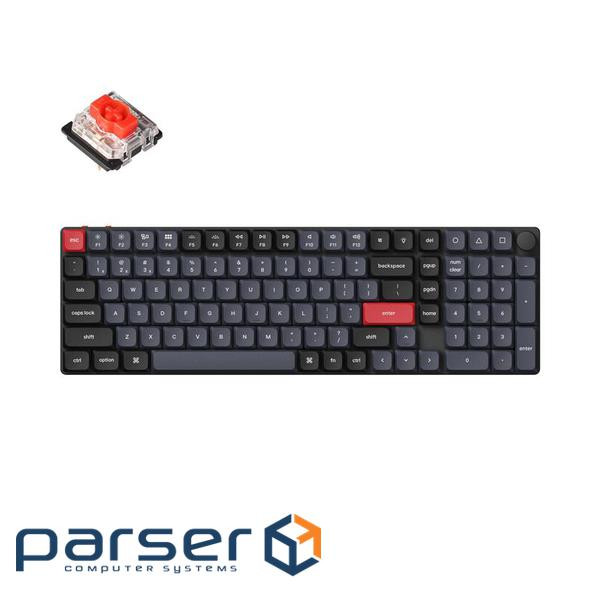 Клавіатура механічна Keychron K17 PRO 100Key, Gateron MX 2.0 Brown, WL/BT/USB-A, QMK, R (K17P-B3-UA)