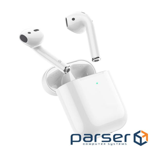 Навушники Bluetooth HOCO EW41, White, Кейс 