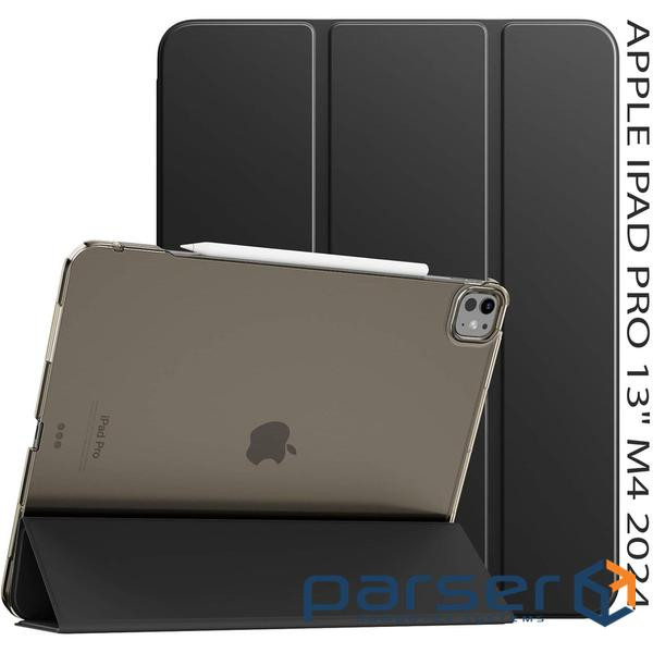 Чeхол-книжка BeCover Tri Fold Hard для Apple iPad Pro 13" M4 2024 Black (711730)