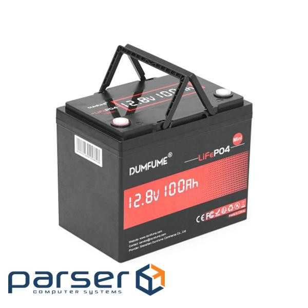 Батарея LiFePo4 Dumfume 12,8V 100Ah 1280Wh (Dumfume-12,8V/100Ah-MINI)