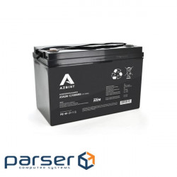 Акумулятор AZBIST Super AGM ASAGM-121000M8, Black Case, 12V 100.0Ah ( 329 x 172 x 215 ) Q1 / 36